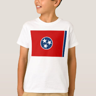 T-shirt Drapeau d'état du Tennessee