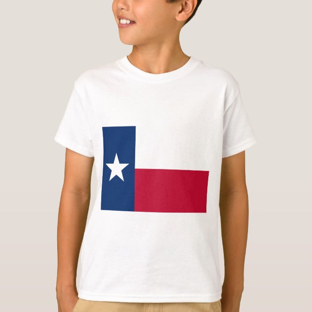T-shirt Drapeau d'état du Texas (Devant)