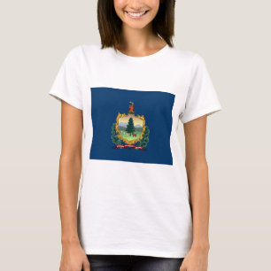 T-shirt Drapeau d'État du Vermont