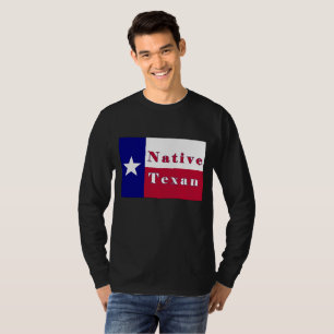 T-shirt Drapeau d'étoile solitaire texane