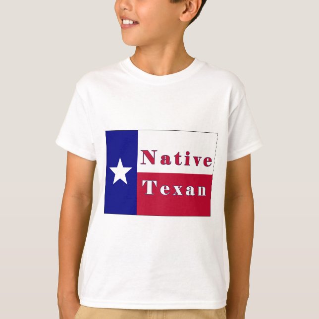 T-shirt Drapeau d'étoile solitaire texane (Devant)
