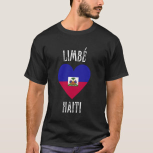T-shirt Drapeau d'Haïti Cœur Ville Limbe