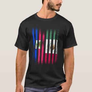 T-shirt Drapeau d'Haïti Drapeaux de pays cultivés au Mexiq