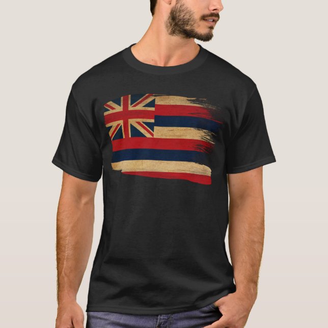 T-shirt Drapeau d'Hawaï (Devant)