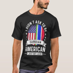 T-shirt Drapeau d'humour cultivé de patriote américain gam