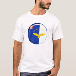 T-shirt Drapeau d'îles des Açores