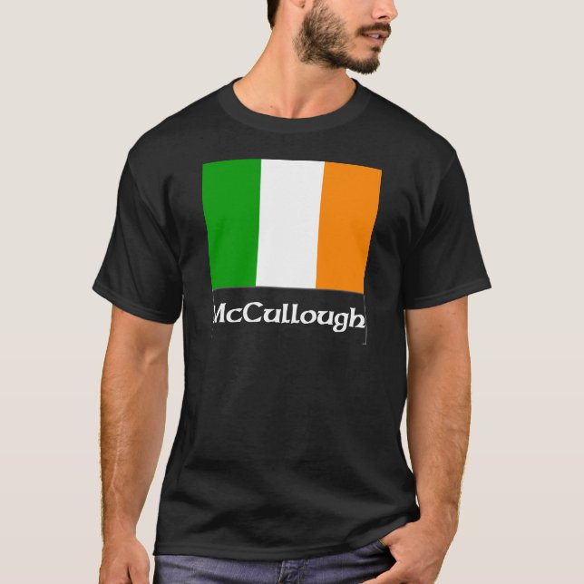 T-shirt Drapeau d'Irlandais de McCullough (Devant)
