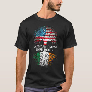 T-shirt Drapeau d'Irlande aux racines irlandaises cultivée