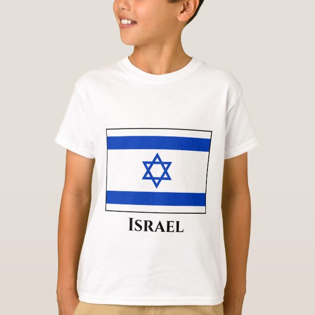 T-shirt Drapeau d'Israël (Devant)
