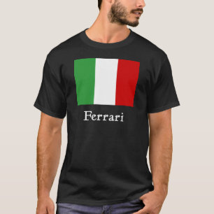 T-shirt Drapeau d'Italien de Ferrari
