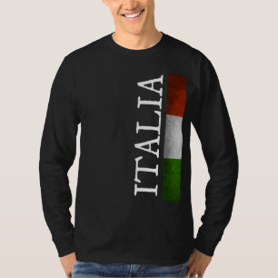 T-shirt Drapeau d'Italien de l'Italie Tricolore d'amour de