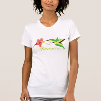 T-shirt Drapeau d'oiseau de ronflement de la Jamaïque
