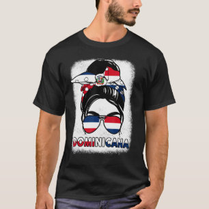 T-shirt Drapeau Dominicana Dominicana République Dominicai