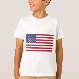 T-shirt Drapeau drapeau américain d'Etats-Unis -