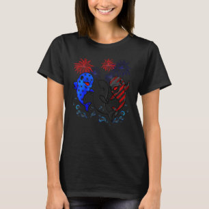 T-shirt Drapeau Drapeau Couleurs Drapeau Drapeau Américain