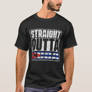 T-shirt Drapeau Droit En Dehors De Cuba