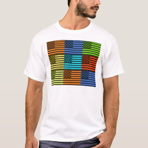 T-shirt Drapeau drôle USA