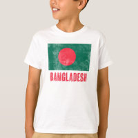 Drapeau du Bangladesh "Grunge" look.