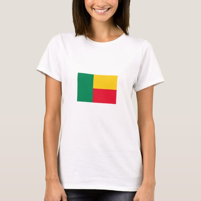 T-shirt Drapeau du Bénin patriotique (Devant)