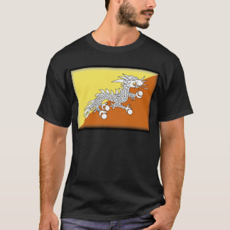 T-shirt Drapeau du Bhutan