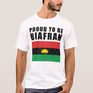 T-shirt drapeau du biafra - fier d'être le biafra - biafra