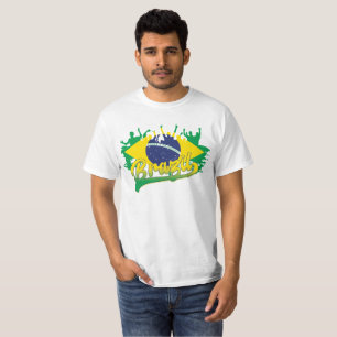 T-shirt Drapeau du Brésil