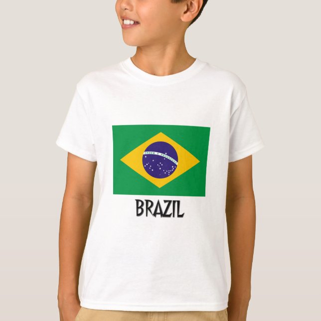 T-shirt Drapeau du Brésil (Devant)