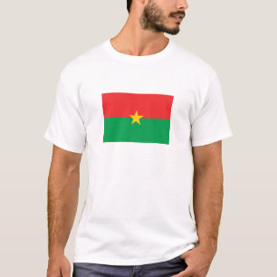 T-shirt Drapeau du Burkina Faso patriotique
