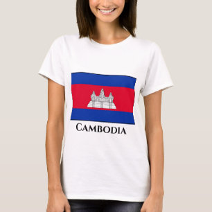 T-shirt Drapeau du Cambodge