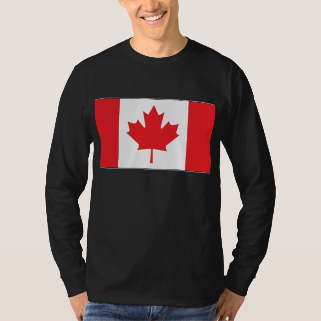 T-shirt Drapeau du Canada (Devant)