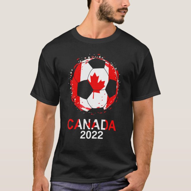T-shirt Drapeau du Canada 2022 Supporter Équipe canadienne (Devant)