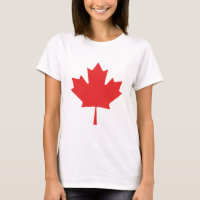 T-shirt drapeau du Canada - Design d'autocollant p