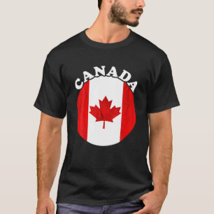 T-shirt Drapeau du Canada Feuille d'érable Fierté canadien