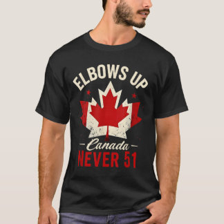 T-shirt Drapeau du Canada Jamais 51