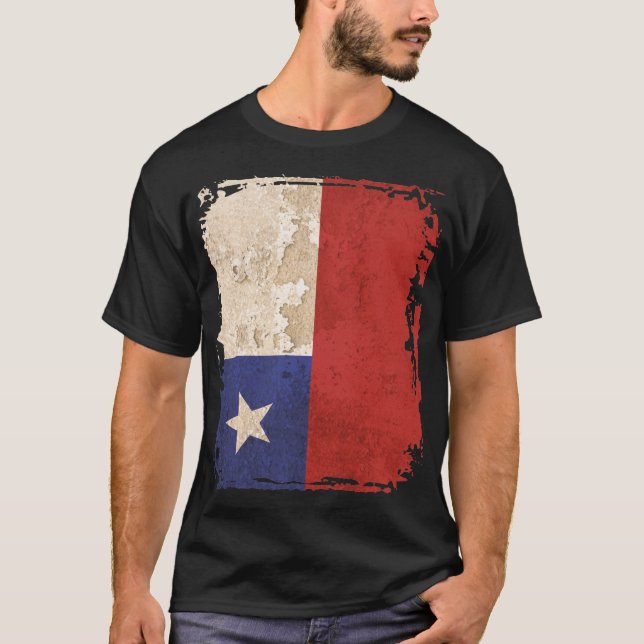 T-shirt Drapeau du Chili (Devant)