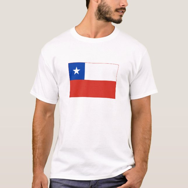 T-shirt Drapeau du Chili (Devant)