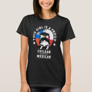 T-shirt Drapeau du Chili Fierté de citoyenne fille femme é