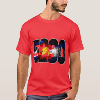 T-shirt Drapeau du Colorado 5280