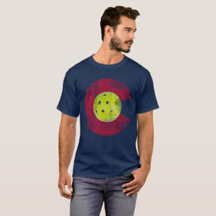 T-shirt Drapeau du Colorado Pickleball