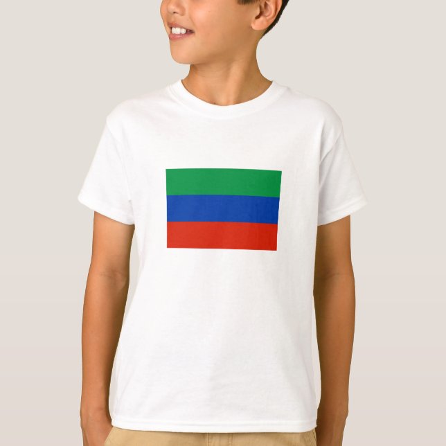T-shirt Drapeau du Daghestan (Devant)