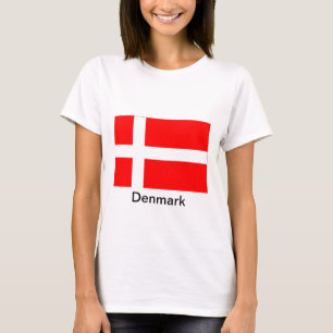 T-shirt Drapeau du Danemark