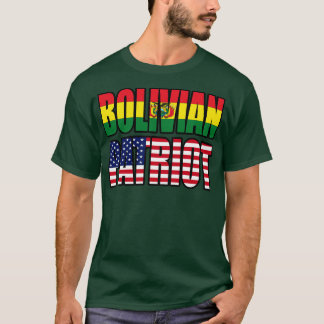 T-shirt Drapeau du drapeau de la fierté patriotique bolivi