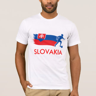 T-shirt Drapeau du football de la Slovaquie