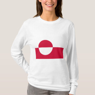T-shirt Drapeau du Groenland