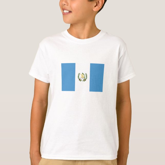 T-shirt Drapeau du Guatemala (Devant)
