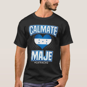 T-shirt Drapeau du Honduras Fierté Catracho Maje Que Pedo