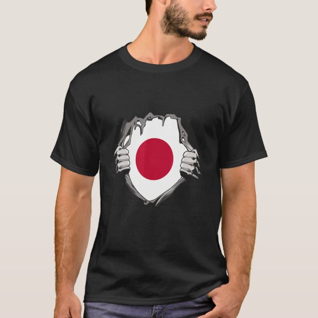 T-shirt Drapeau du Japon (Devant)