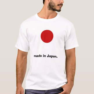 T-shirt Drapeau du Japon, fabriqué au Japon