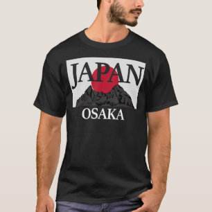 T-shirt Drapeau du Japon Osaka Fuji