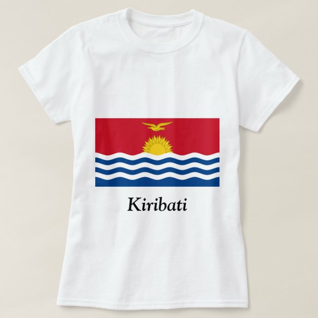 T-shirt Drapeau du Kiribati (Design devant)